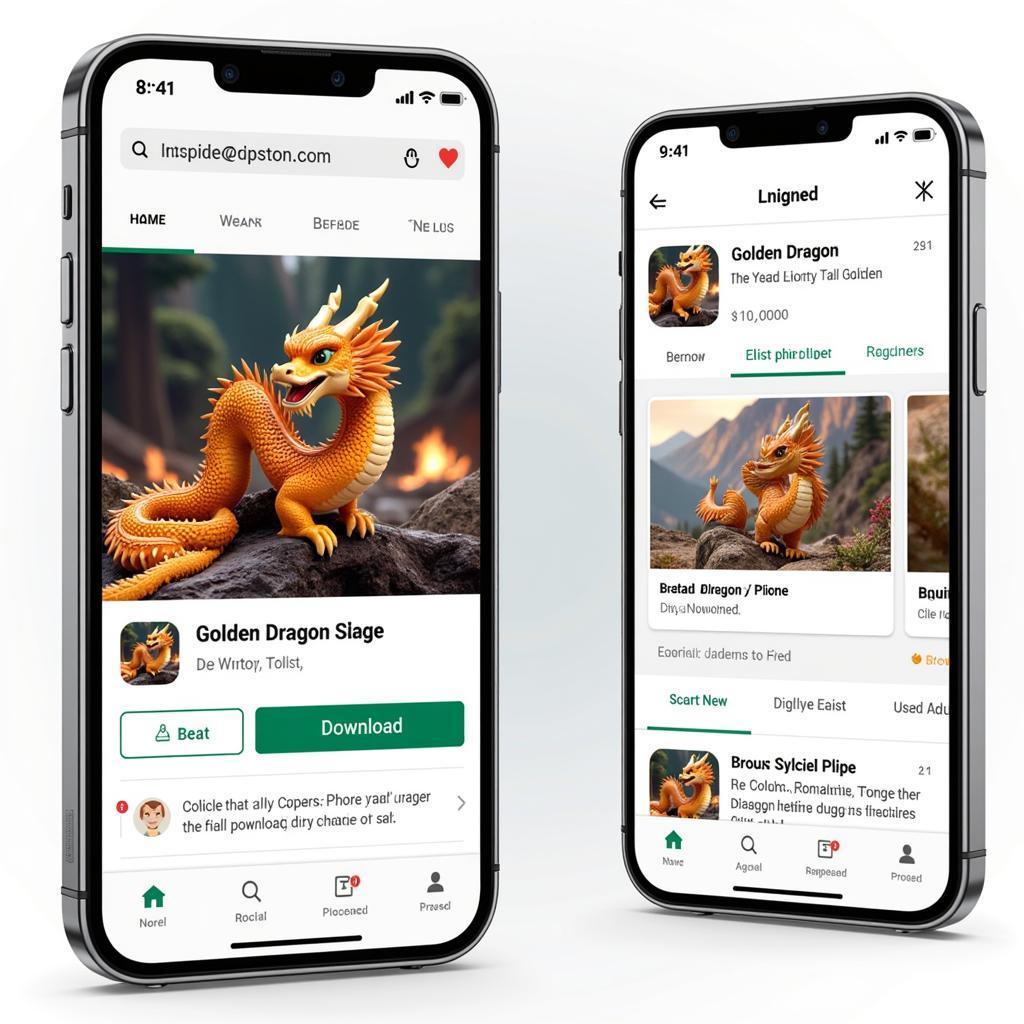 Golden Dragon App Download Interface