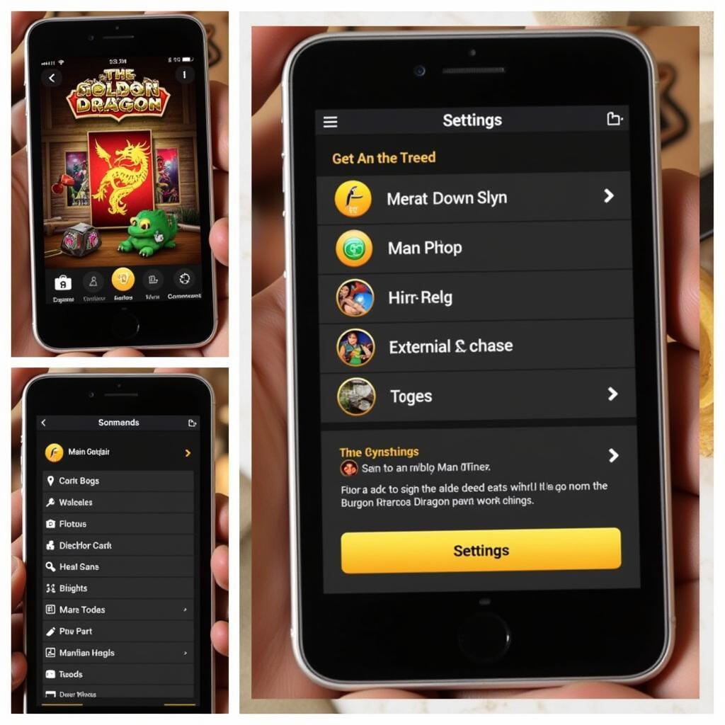 Golden Dragon app screenshots