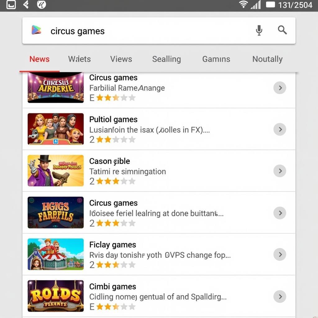 Google Play Search Results