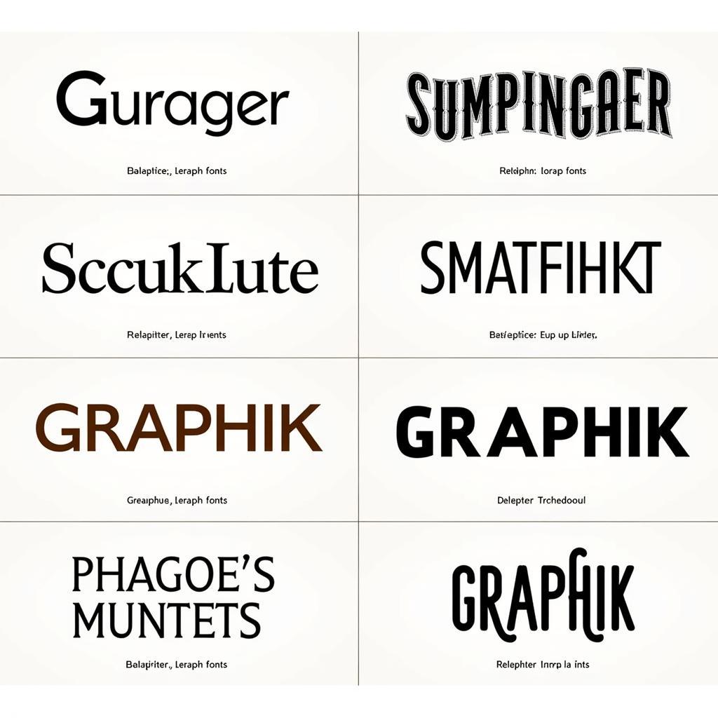 Graphik Font Pairing Examples