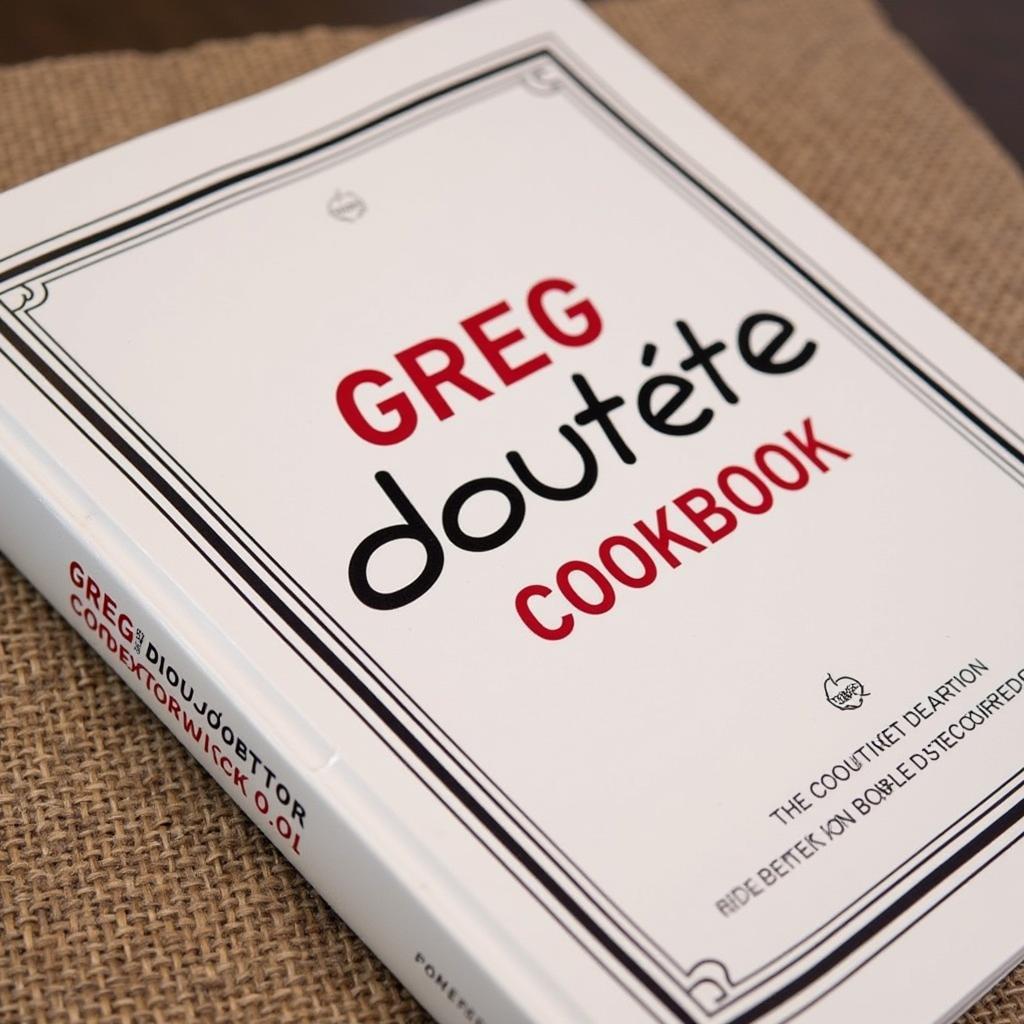 Greg Doucette Cookbook 3.0 Cover