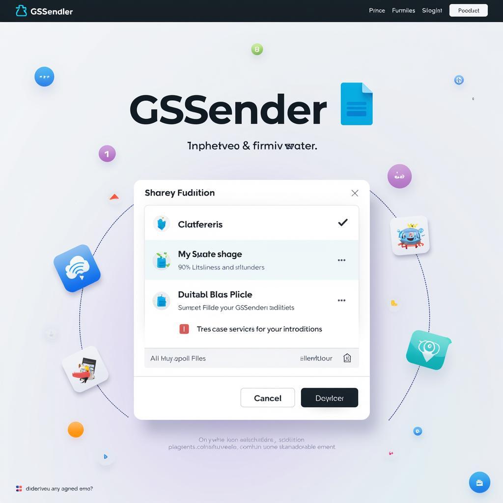 GSender App Interface