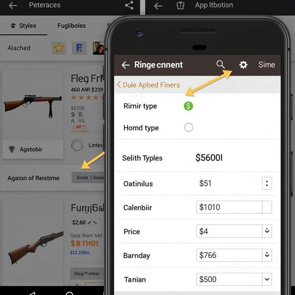 Gunbroker app search filters