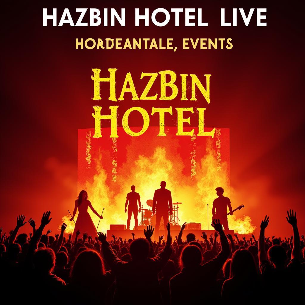 Hazbin Hotel Live Concert Poster