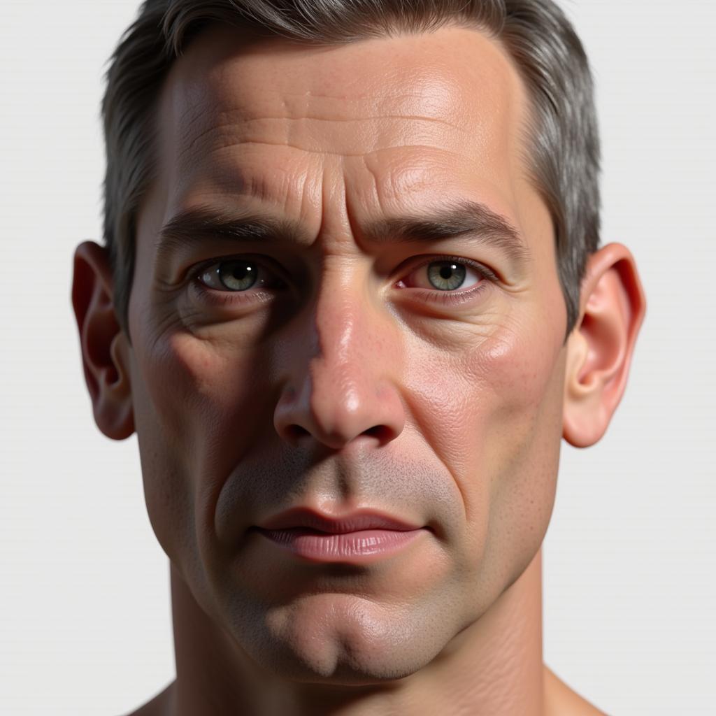 High Poly Head Model Example