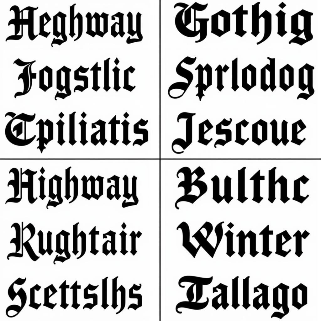 Highway Gothic vs. Interstate