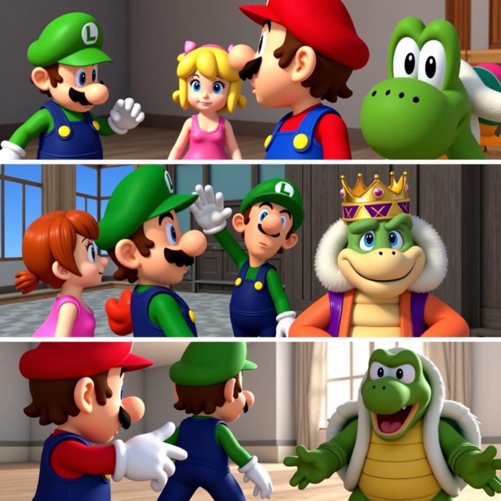 Hotel Mario Characters