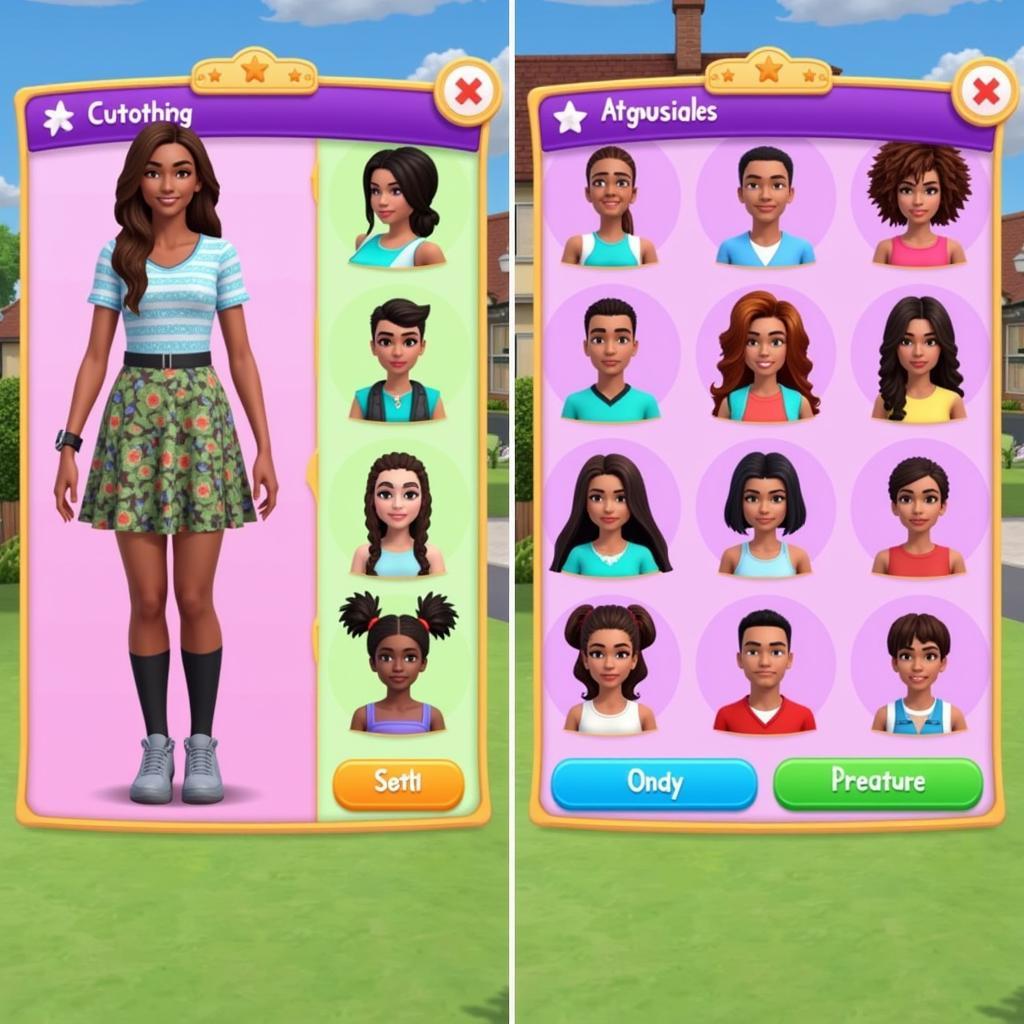 House Party Character Customization