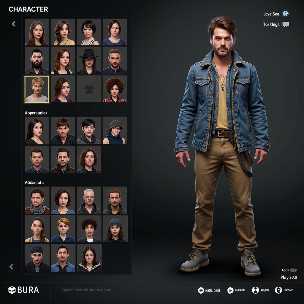 House Party Character Customization