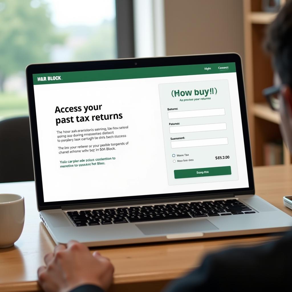Accessing H&R Block Extended Download Service