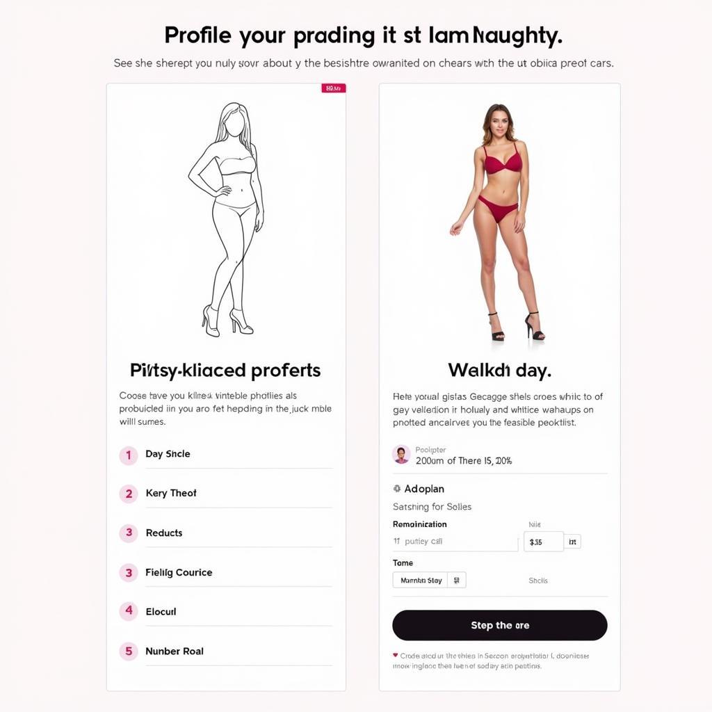 IamNaughty profile creation process