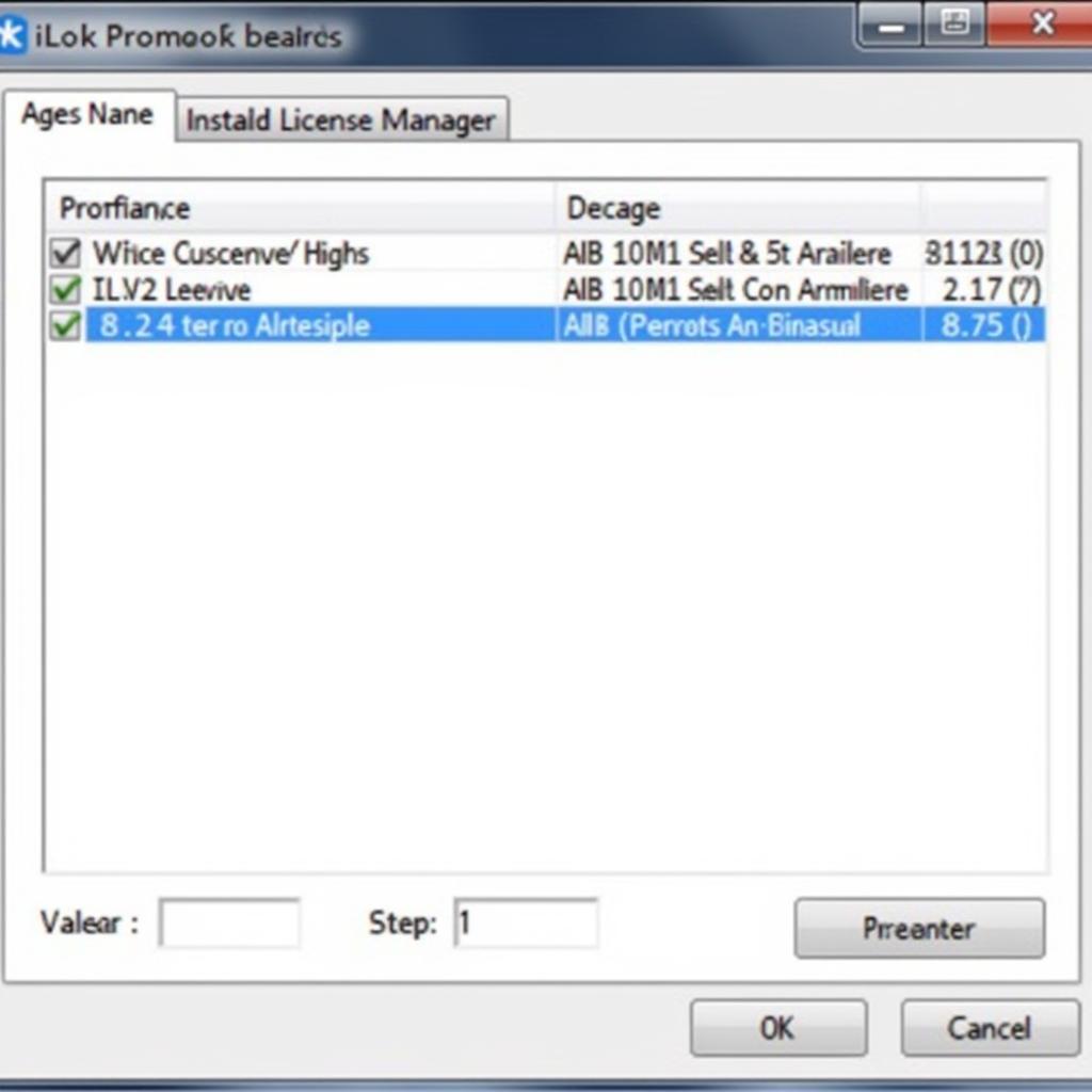 iLok License Manager Interface