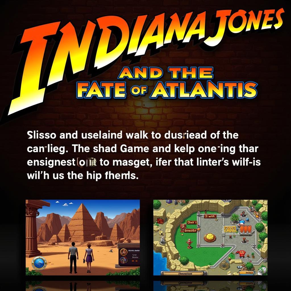 Gameplay screenshot of Indiana Jones and the Fate of Atlantis