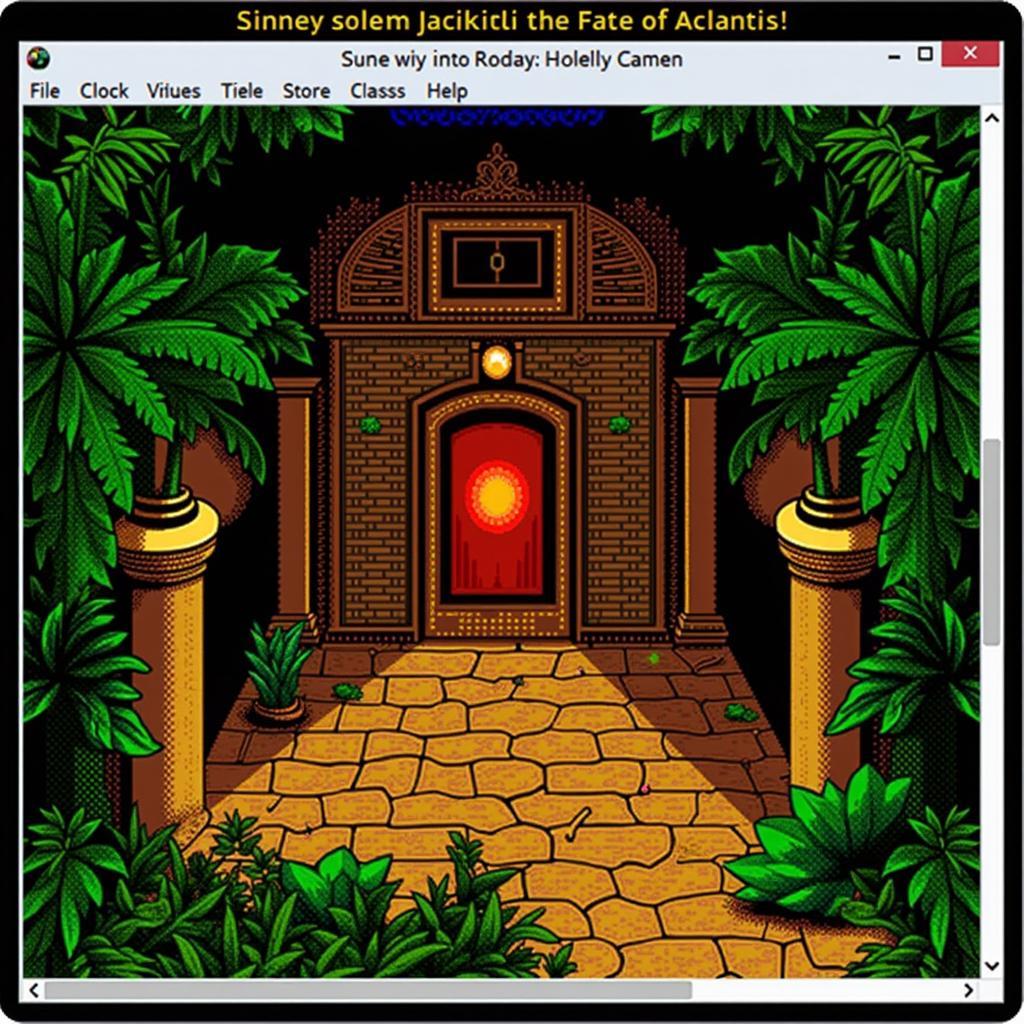 Indiana Jones and the Fate of Atlantis running on ScummVM on macOS