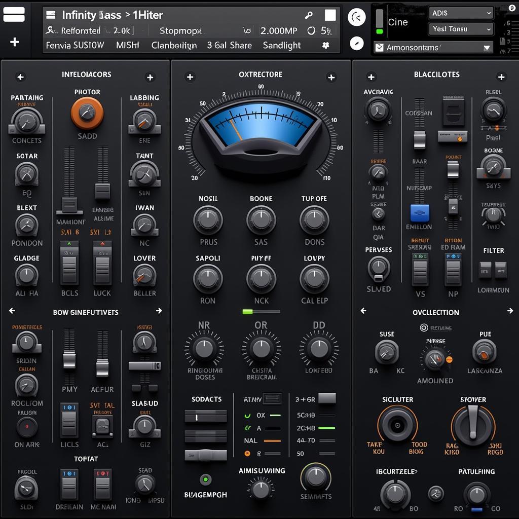 Infinity Bass VST Interface