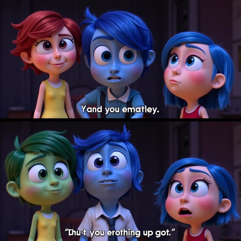 Inside Out Subtitles: Joy, Sadness, Anger, Fear, and Disgust