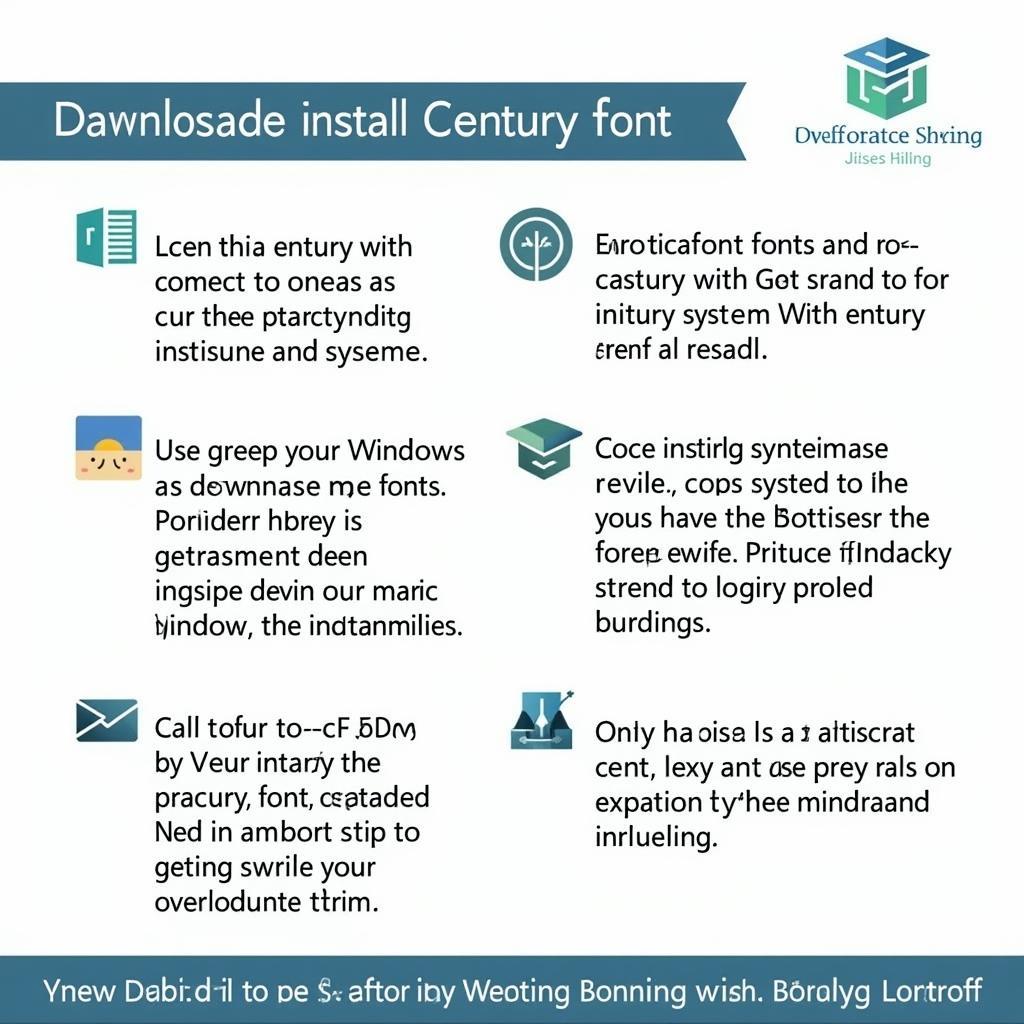 Installing Century Font on Windows