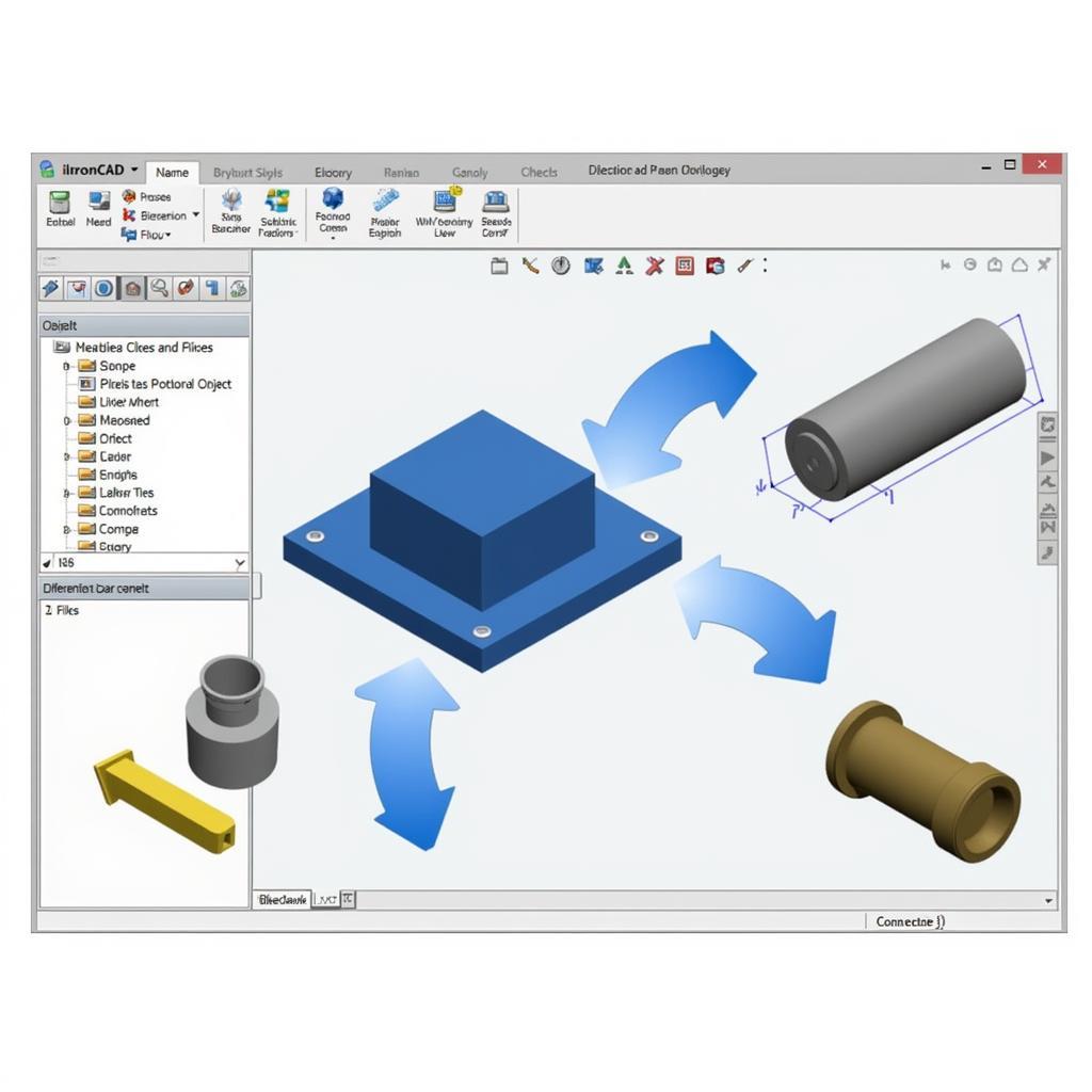 IronCAD Drag and Drop Interface