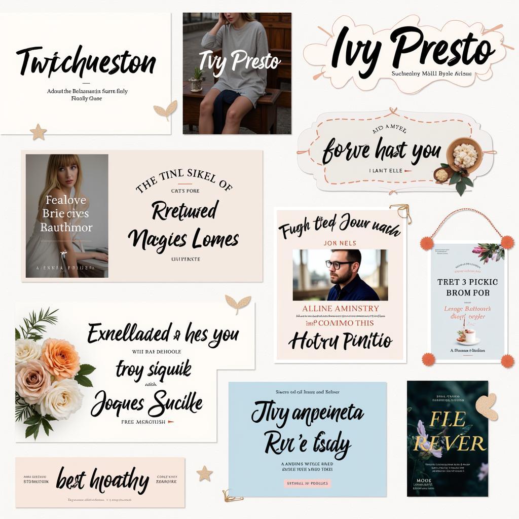 Ivy Presto Font Examples