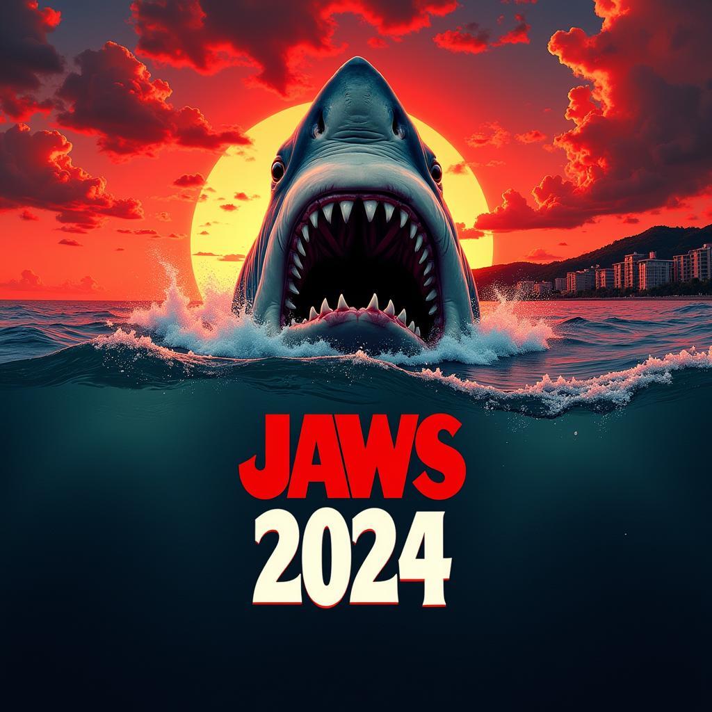 Jaws 2024 game poster