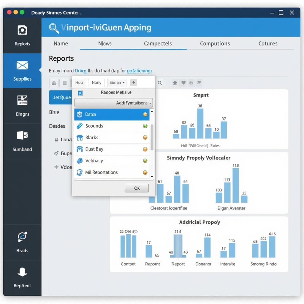 Jet Reports Interface