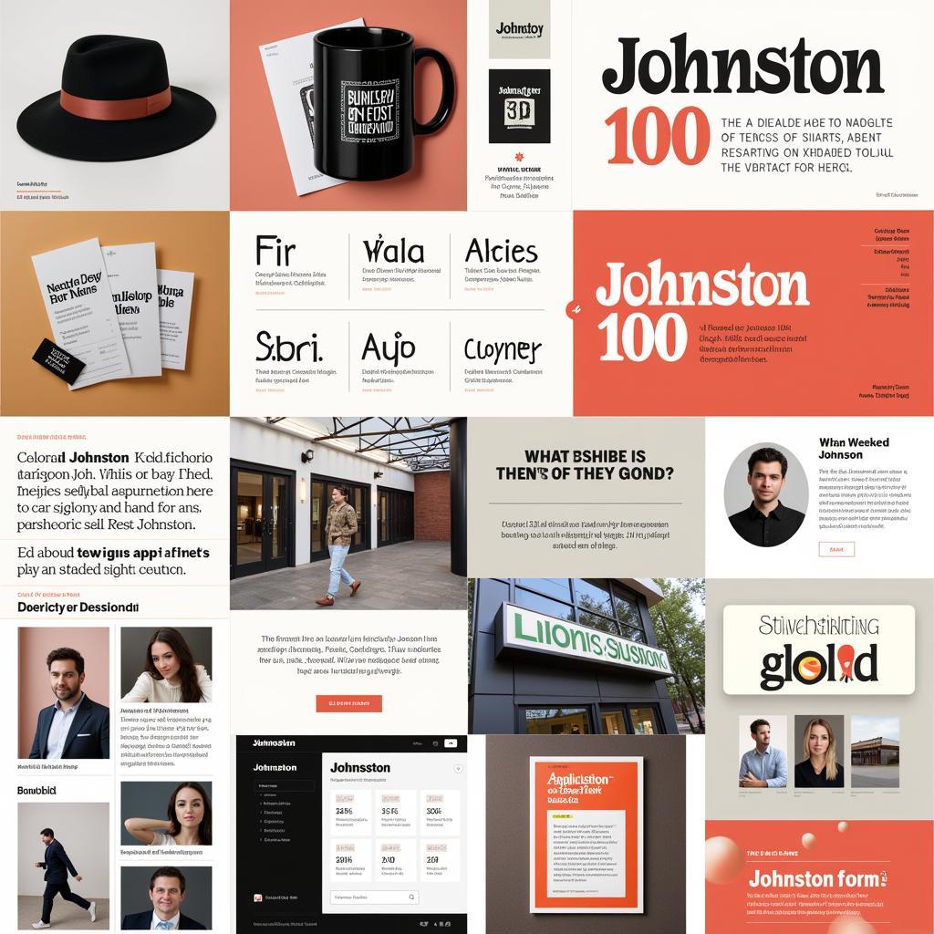 Johnston 100 Font Applications