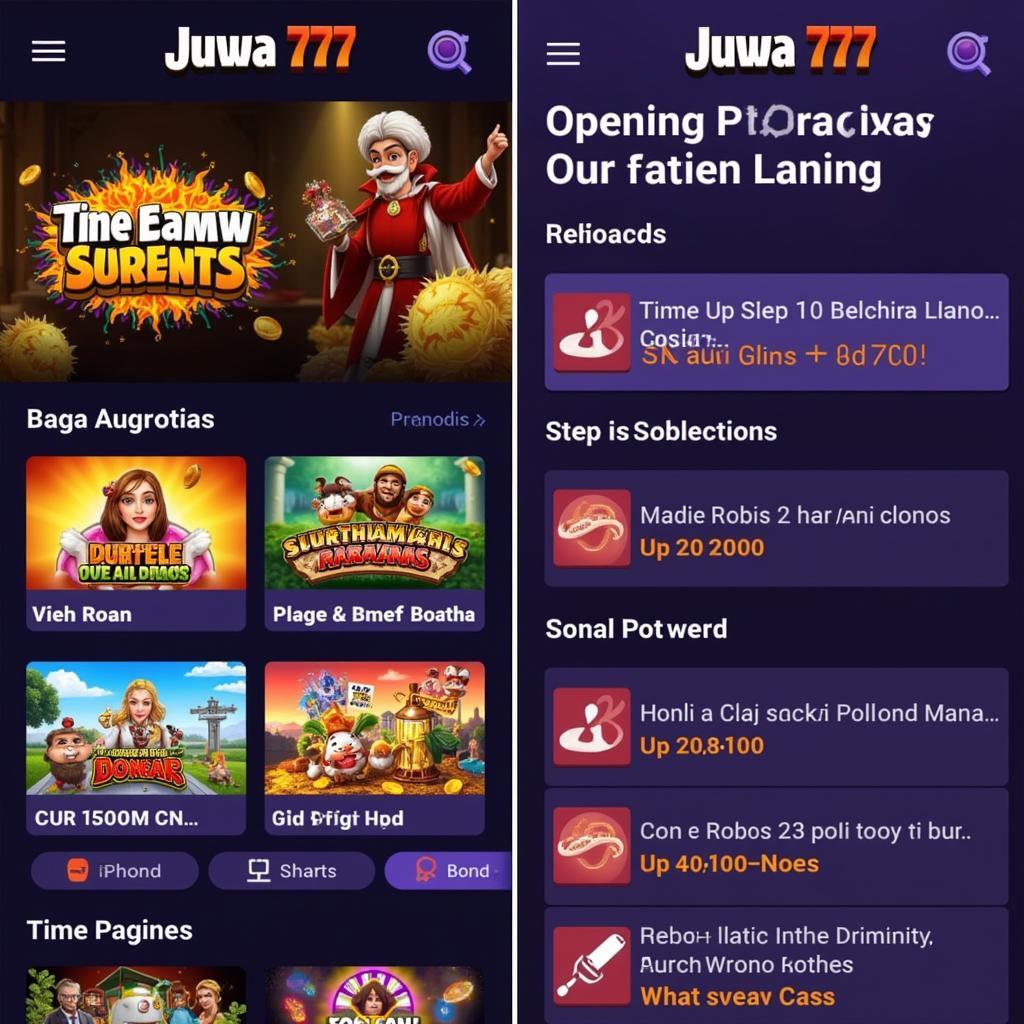 Juwa 777 iOS Homepage