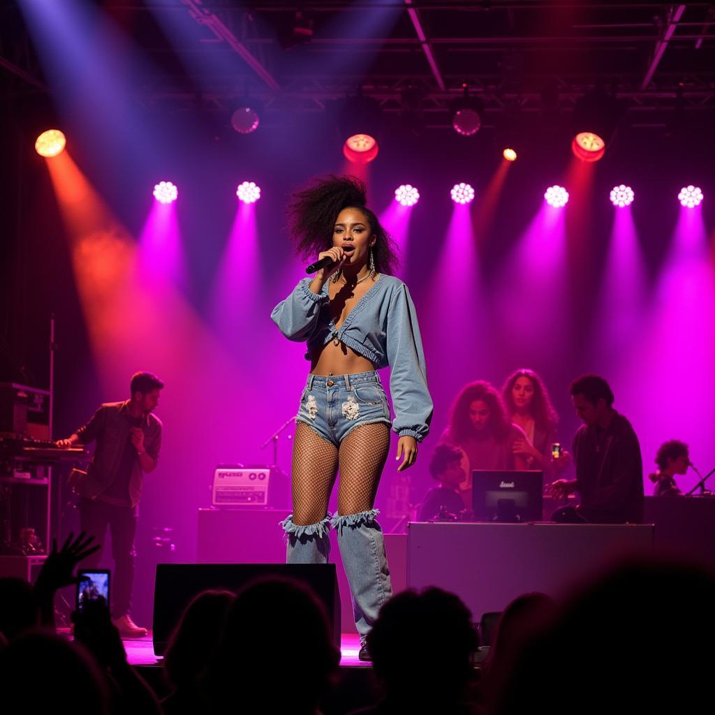 Kehlani Performing Live on Stage