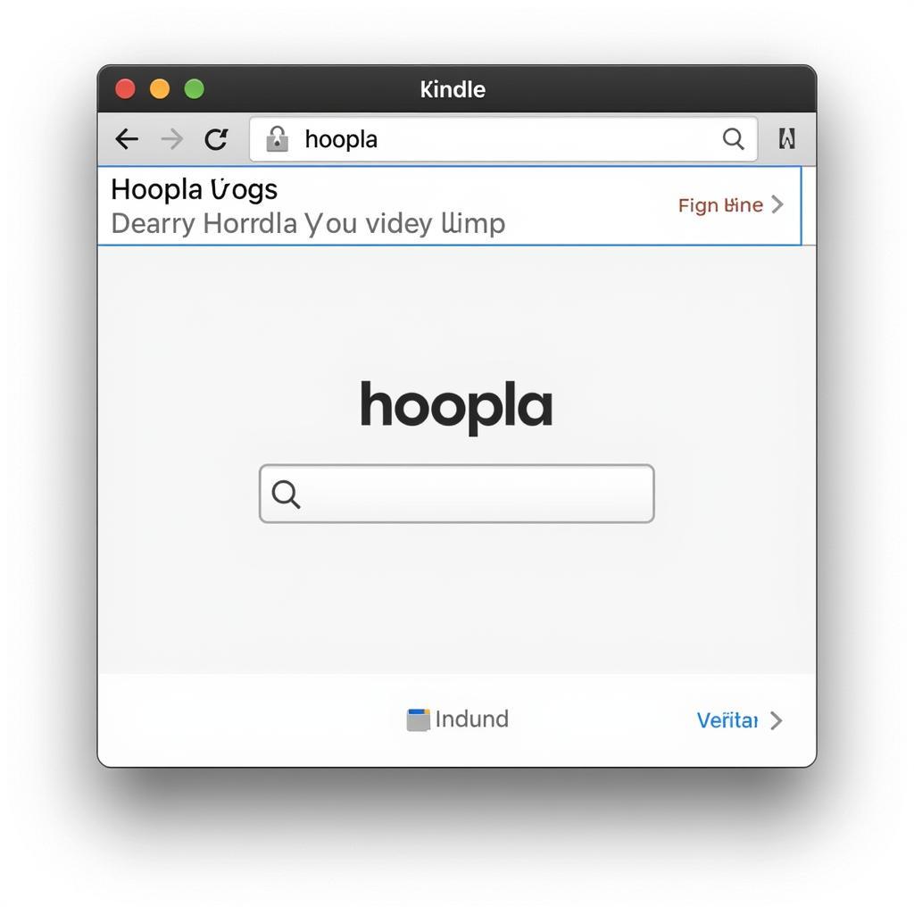 Accessing Hoopla Through Kindle's Browser