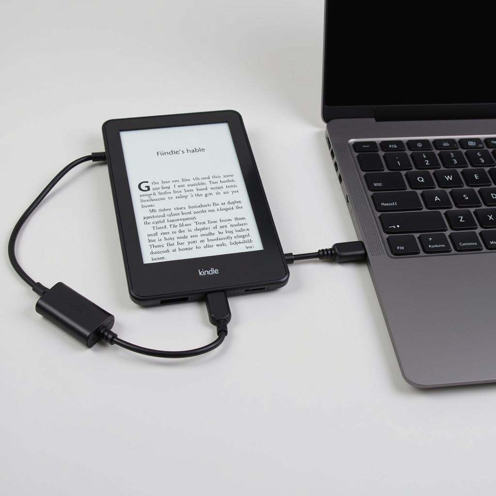 Kindle Connected to Computer via USB