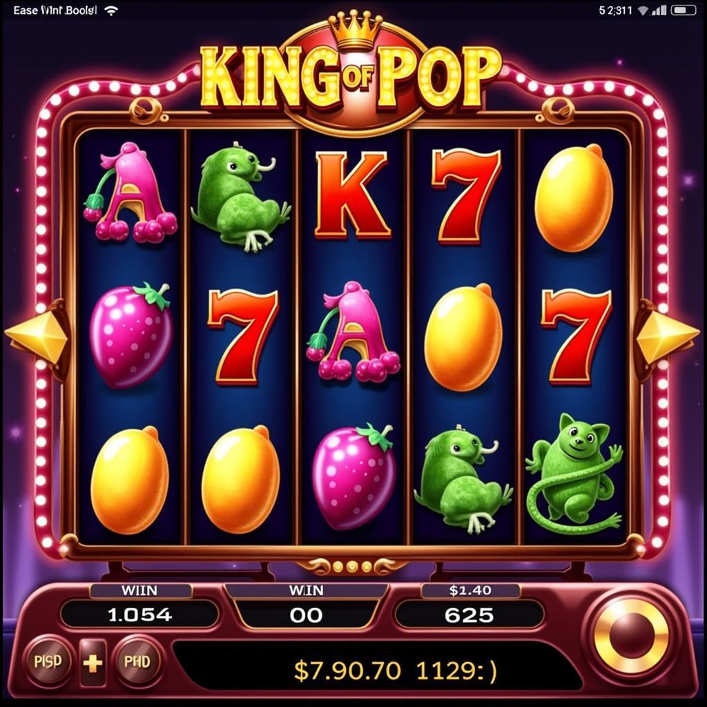 King of Pop 777 APK Winning Combination