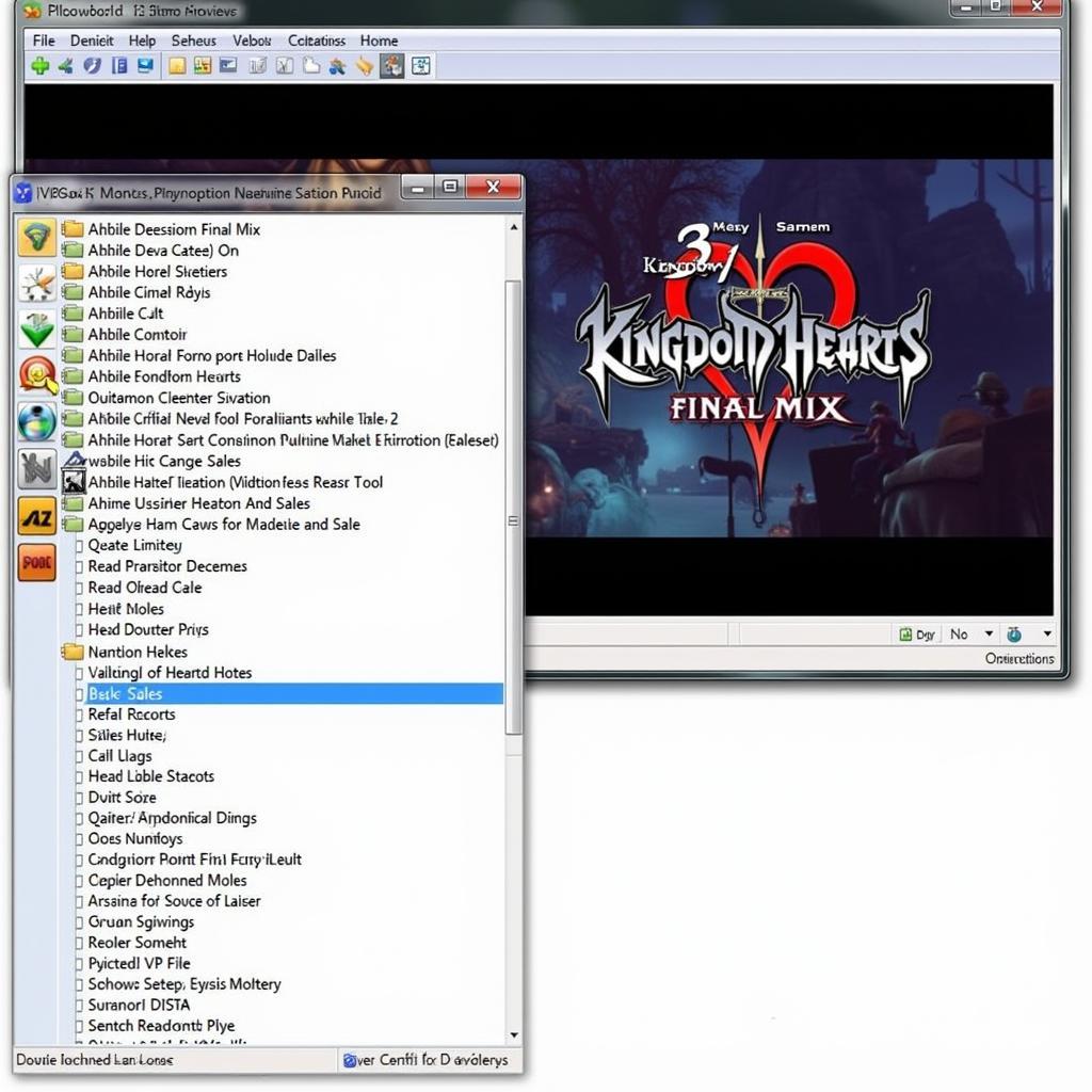 Kingdom Hearts 2 Final Mix running on PCSX2 Emulator