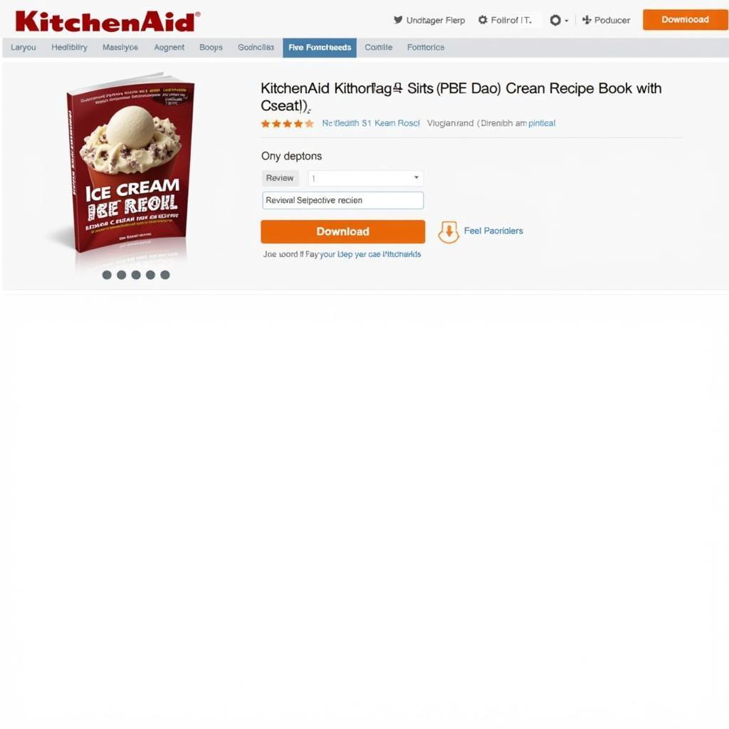 KitchenAid Ice Cream Recipe Book PDF Download