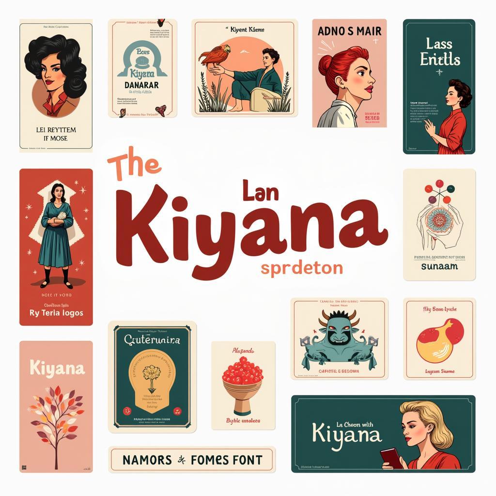 Kiyana Font Design Inspiration