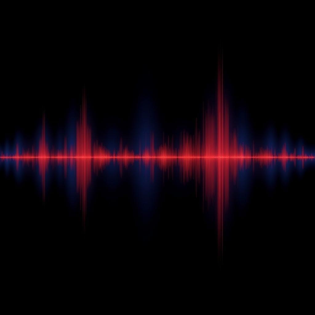 Knight Rider scanner sound wave visualized