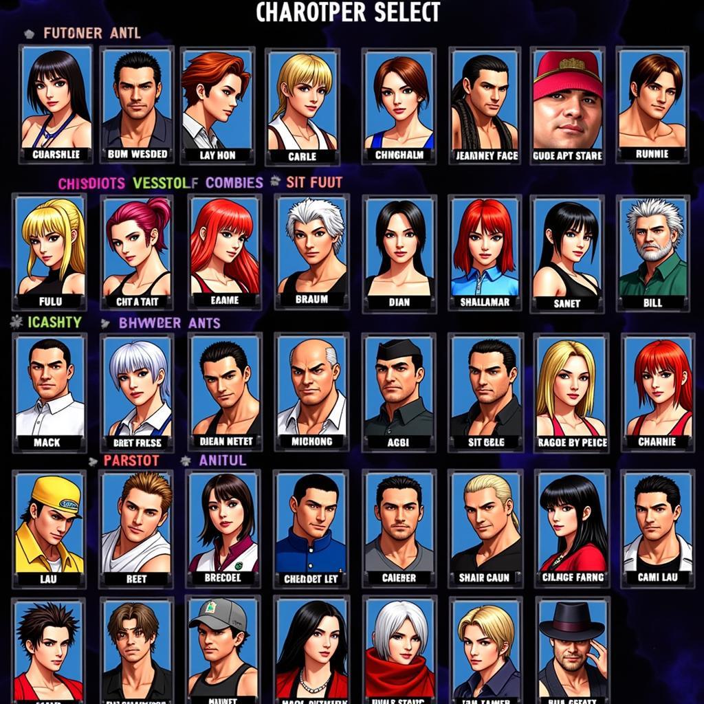 Diverse Roster of Fighters