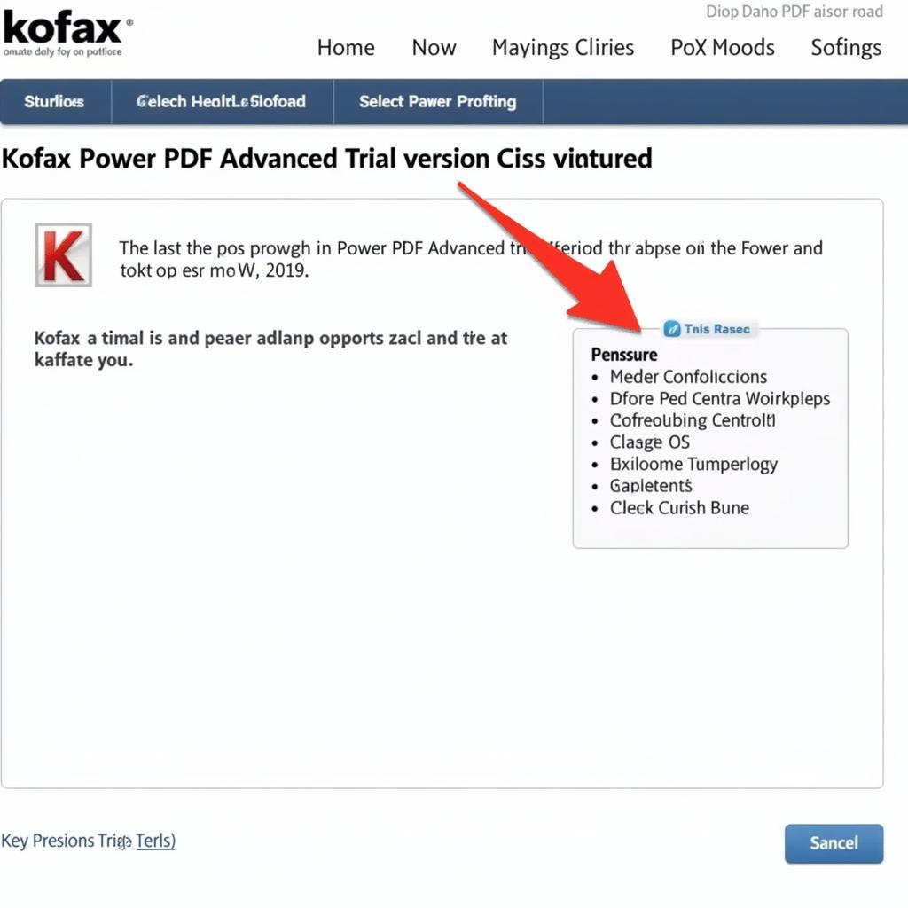 Kofax Power PDF Advanced Trial Version Screenshot