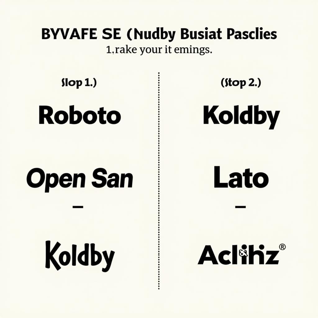 Koldby Font Alternatives