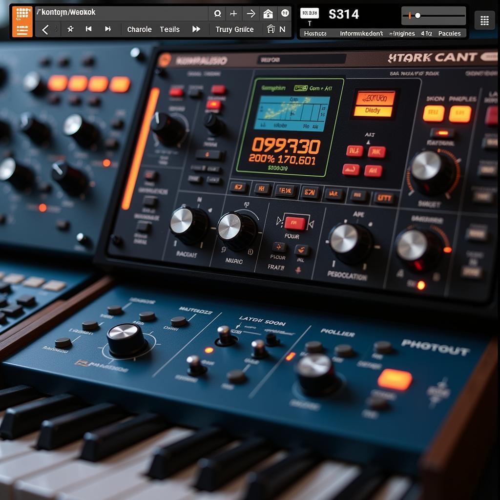 Kontakt Interface with Kompa Sound Design