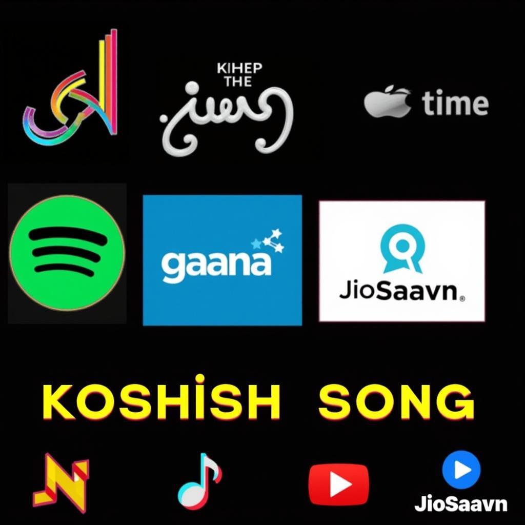 Music Streaming Platforms for Koshish Song