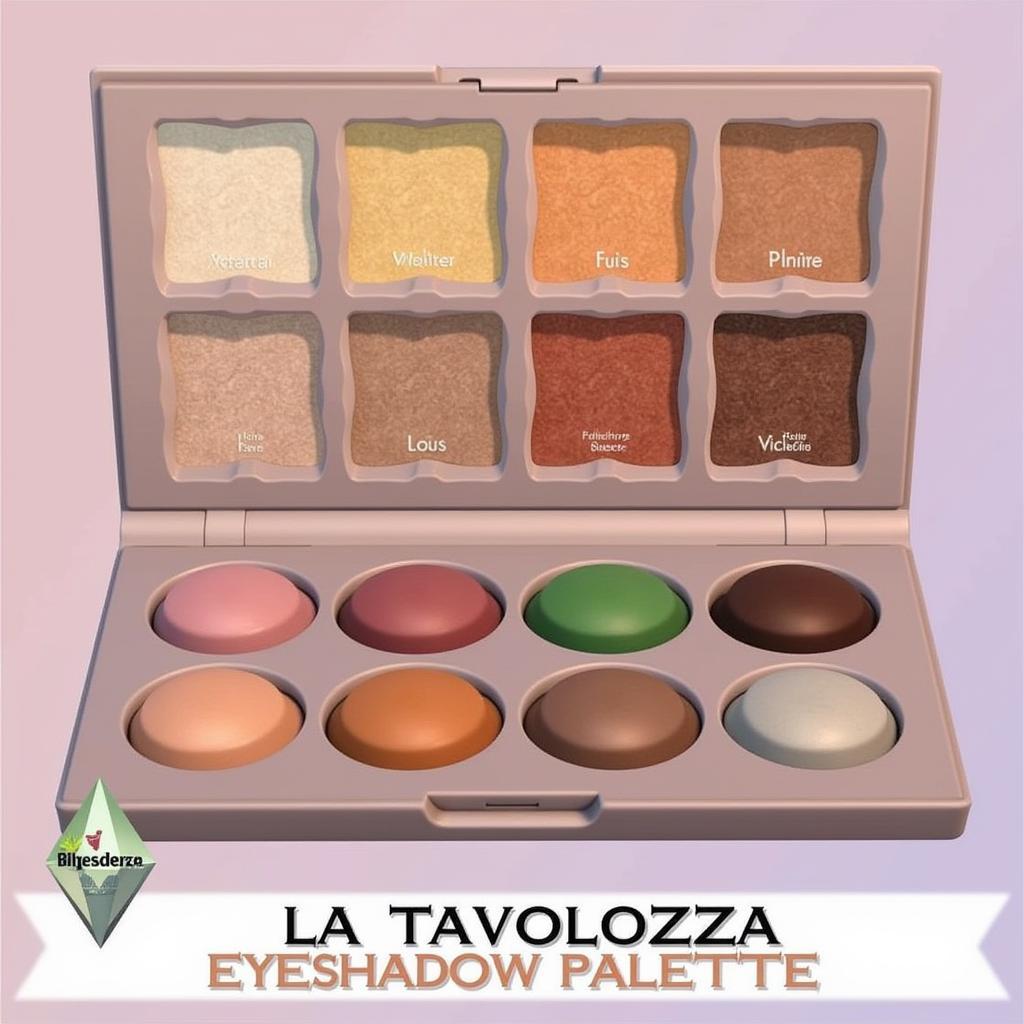 Sims 4 La Tavolozza Eyeshadow Palette Display