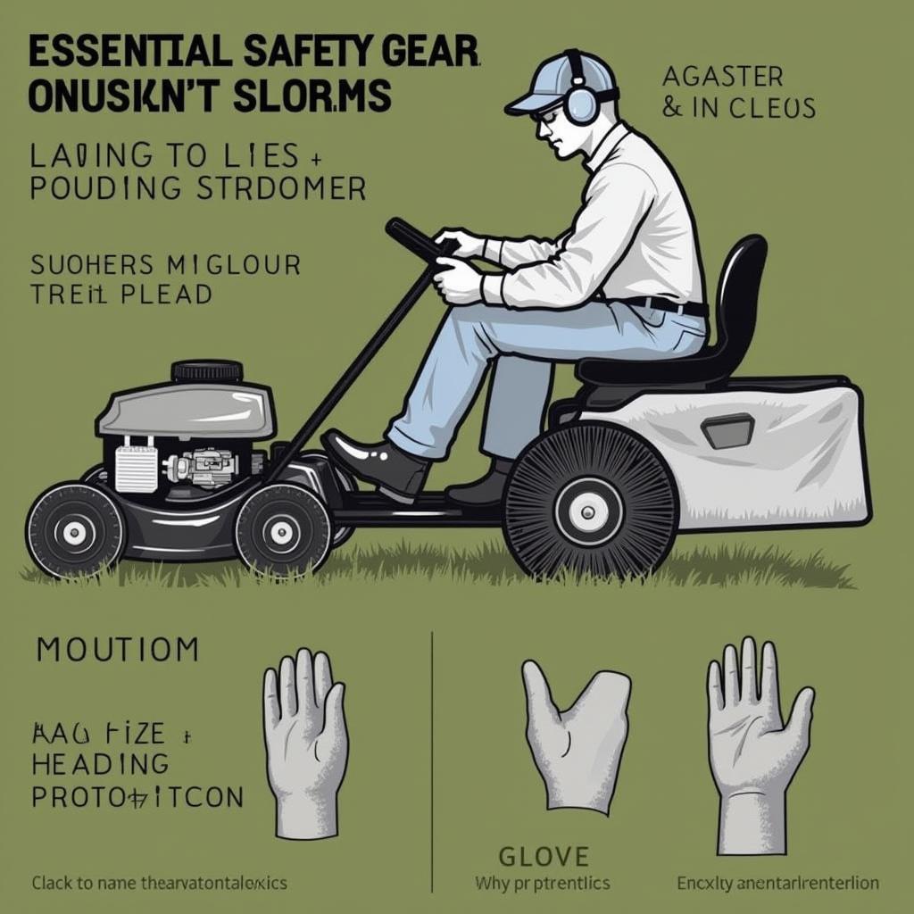 Lawn Mower Repair Safety Gear