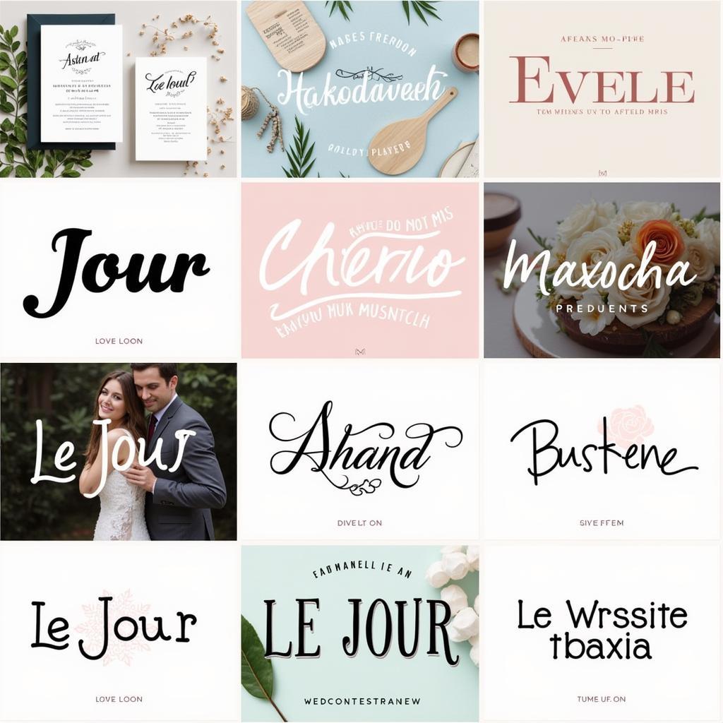 Le Jour Font Examples