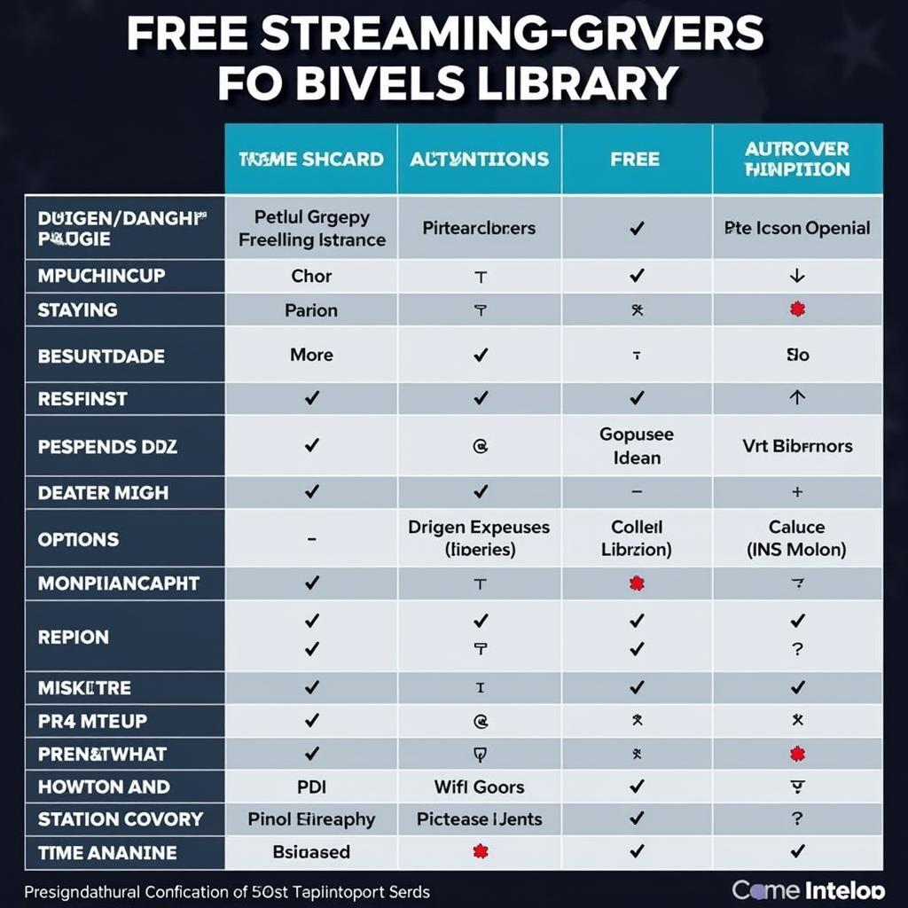 Legal Streaming Options