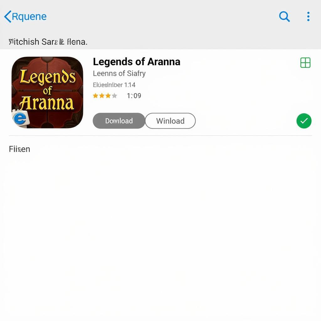 Legends of Aranna App Store Page