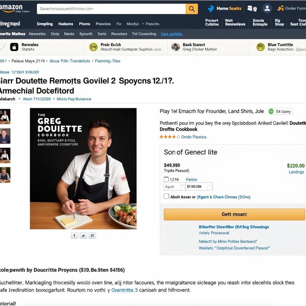 Purchasing the Greg Doucette Cookbook Legitimately