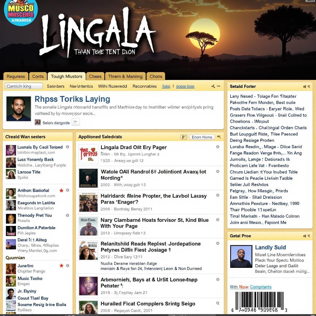 Online Lingala Music Community