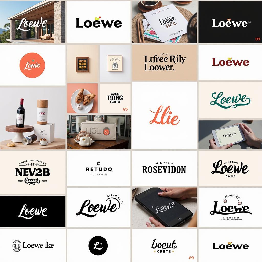 Loewe Font Examples