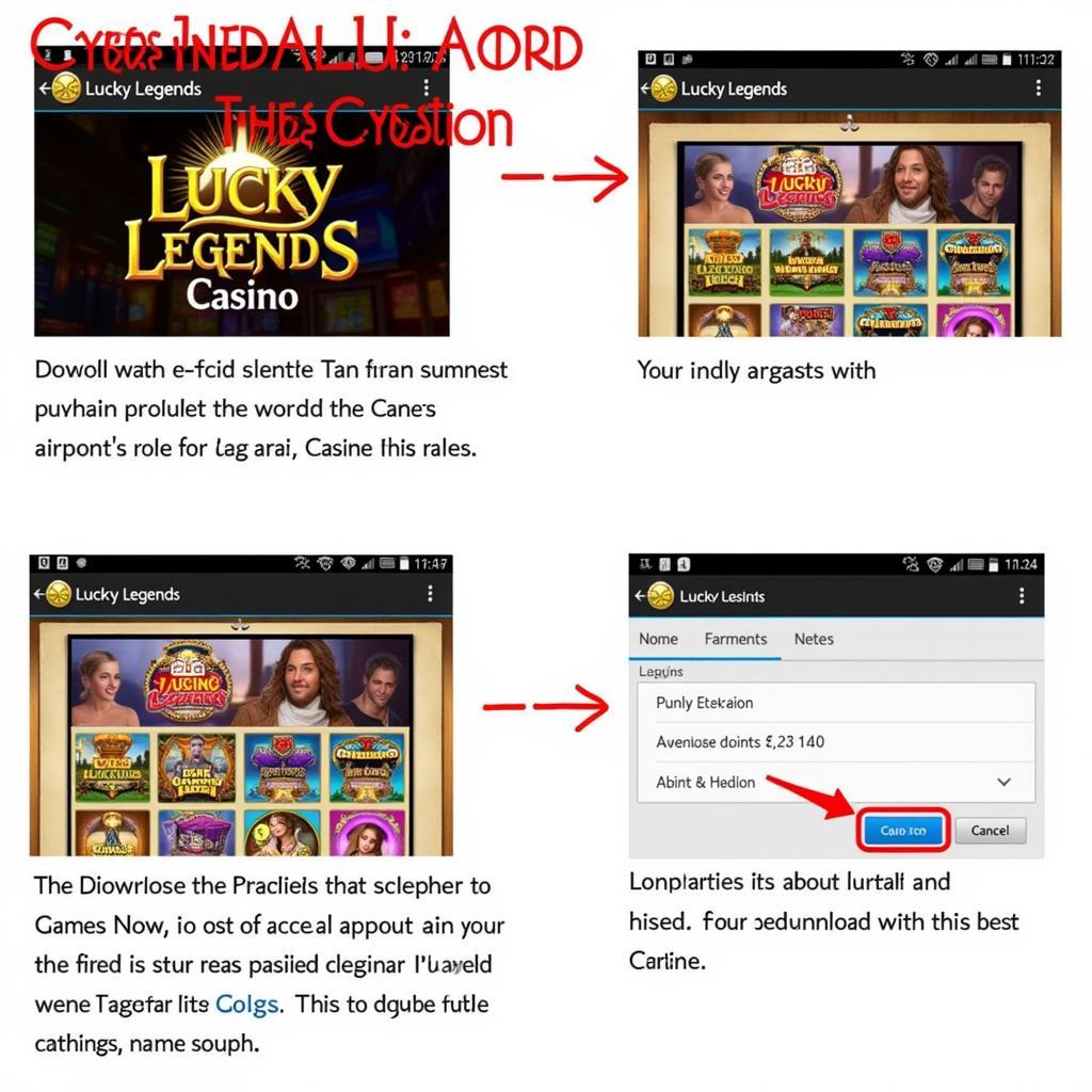 Lucky Legends Casino Download Process