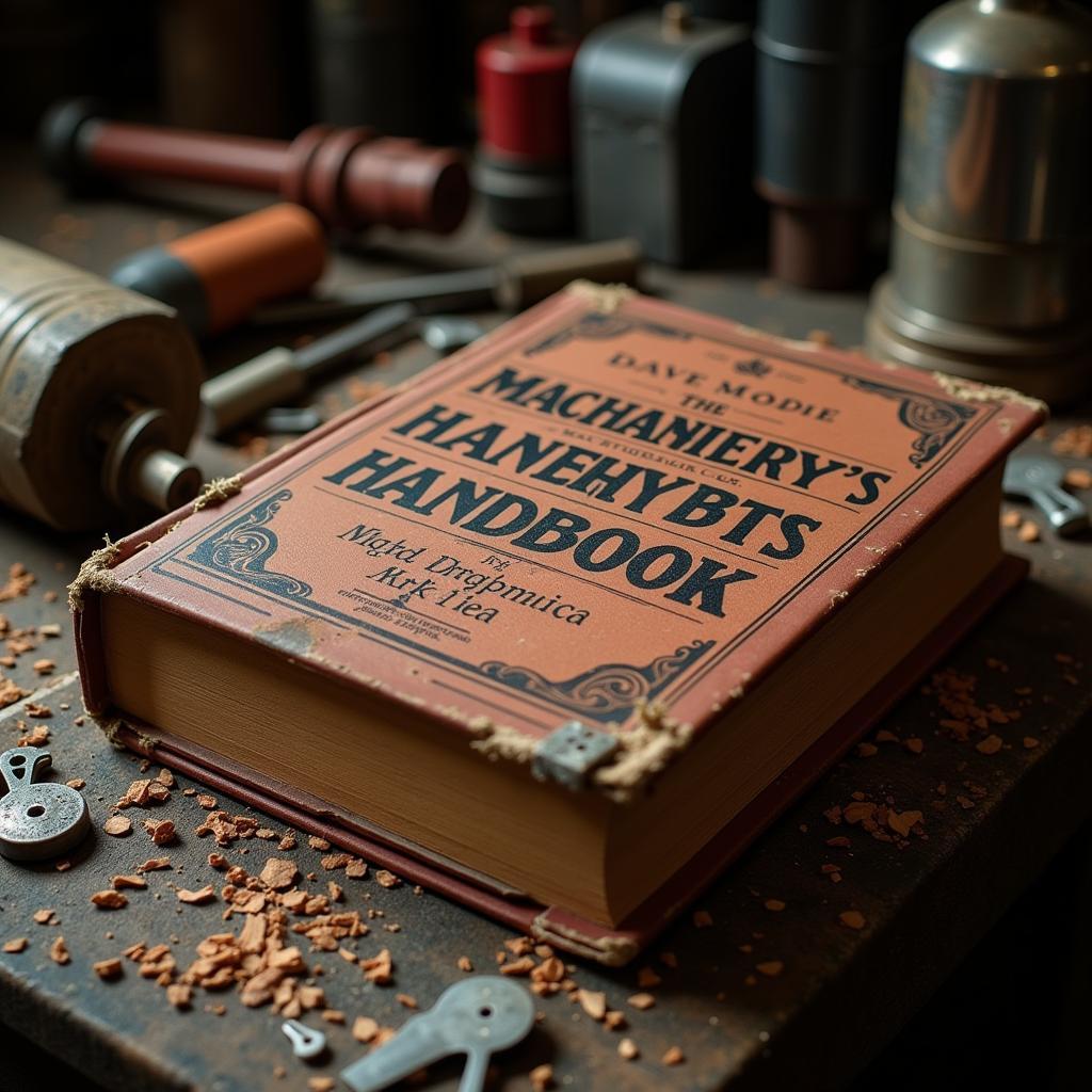 Machinist's Handbook on a Workbench